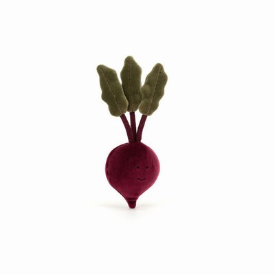 Jellycat Vivacious Vegetable Beetroot UK | 15306DUNT